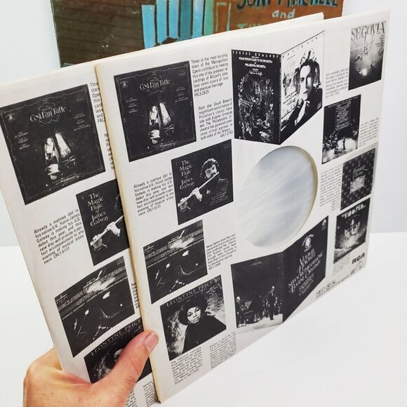 Joni Mitchell Miles Aisles Vinyl Double Record LA Express AB202 1974 Folk Rock - Picture 14 of 16